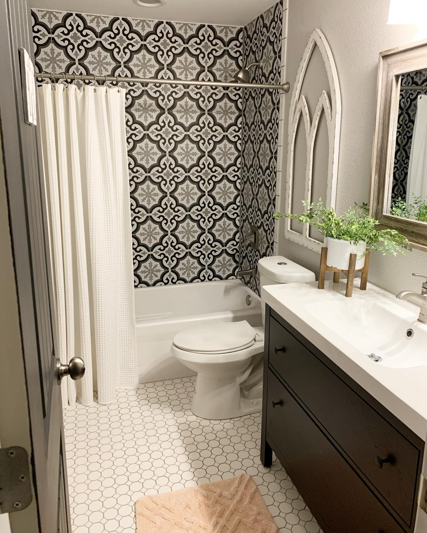 elegant bathroom with tile designs